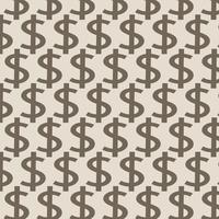 Dollar Pattern Background  vector