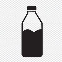 water bottle icon vector