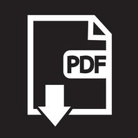 PDF icon  symbol sign vector