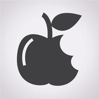 Icono de manzana símbolo de signo
