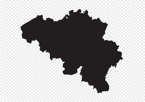 Belgium map  Symbol Sign