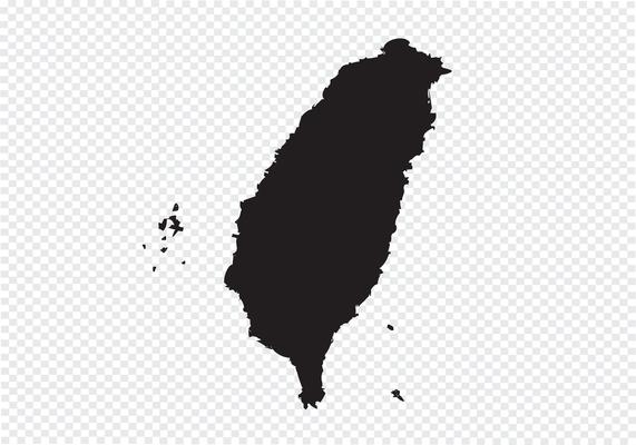 Taiwan map  Symbol Sign