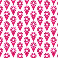 Pattern background Map pointer icon vector