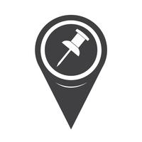 Map Pointer icon vector