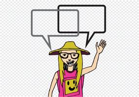 People thinking and peoples talking with dialog speech bubbles vector