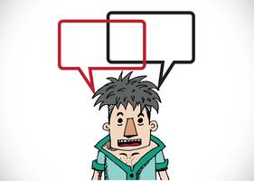 People thinking and peoples talking with dialog speech bubbles vector