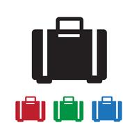 signo de símbolo de icono de equipaje vector