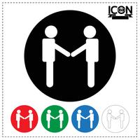 People Handshake Icon vector