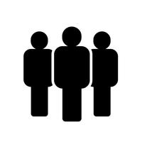 group people icon vector