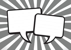 square speech bubbles  vector