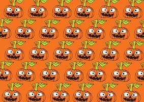 Fondo de calabaza de Halloween vector