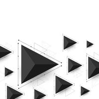 modern triangle background vector