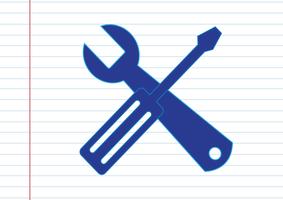 Icono de herramientas Símbolo Signo vector