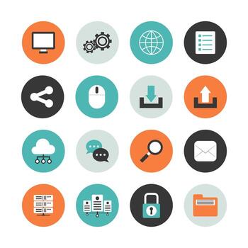 icono de contorno de nube vector