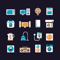 electrical machine flat icon vector