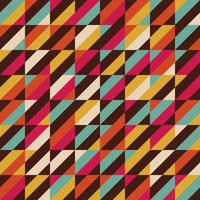 retro square pattern vector