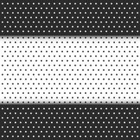 black and white polka dot vector