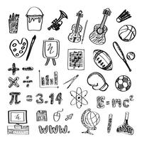 school drawing icon vector
