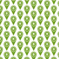 Pattern background Map pointer icon vector