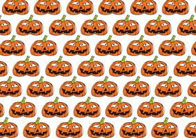 Fondo de calabaza de Halloween vector