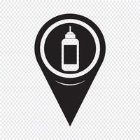 Map Pointer Ketchup Icon