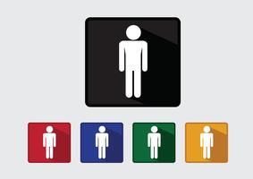 Pictogram People icons for web mobile applications and people signs vector