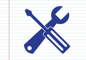 Tools  icon  Symbol Sign vector