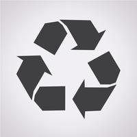 Recycle icon  symbol sign vector