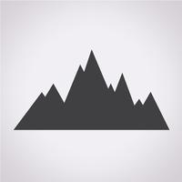 mountains icon  symbol sign vector