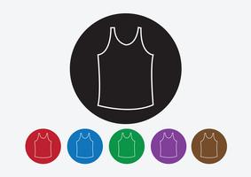 Apparel shirt and T-shirt Icon Clothing icons vector