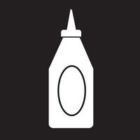 bottle ketchup icon vector