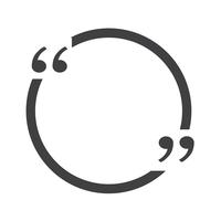 Quote bubble blank vector