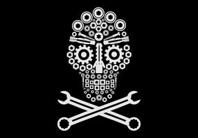 skull automotive logo