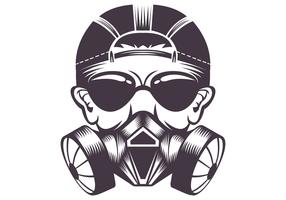 Gas  mask vector illustration