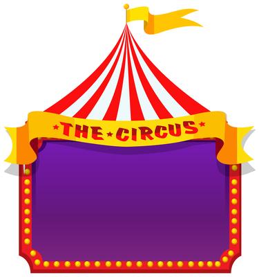 A circus on note template