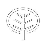 tree icon  symbol sign vector