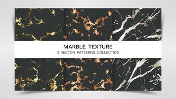 Marble Texture, Premium Set of Vector Patterns Collection.