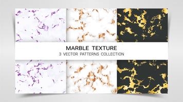 Marble Texture, Premium Set of Vector Patterns Collection.