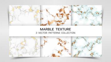 Marble Texture, Premium Set of Vector Patterns Collection.