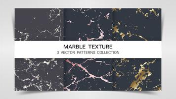 Marble Texture, Premium Set of Vector Patterns Collection.