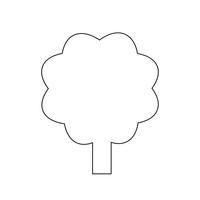 tree icon  symbol sign vector