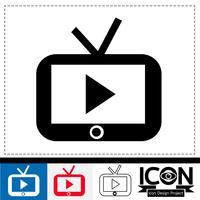 tv icon  symbol sign vector