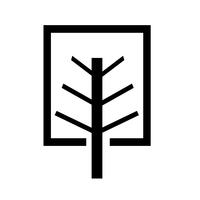 tree icon  symbol sign vector