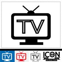 tv icon  symbol sign vector