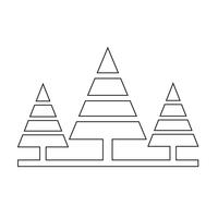 tree icon  symbol sign vector