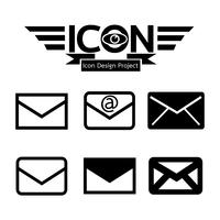 mail icon  symbol sign vector