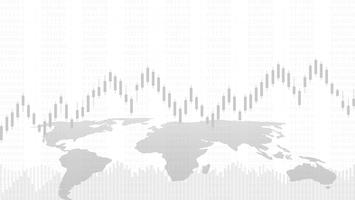 Candlestick patterns is a style of financial chart. vector