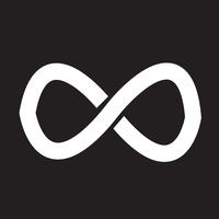 símbolo de infinito símbolo de signo vector