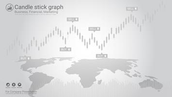 Los patrones de velas japonesas son un estilo de cuadro financiero. vector