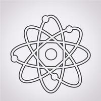 atom icon   symbol sign vector
